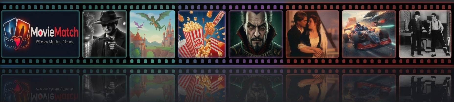 Match a Movie – Wischen. Matchen. Film ab.
